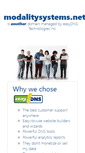 Mobile Screenshot of modalitysystems.net